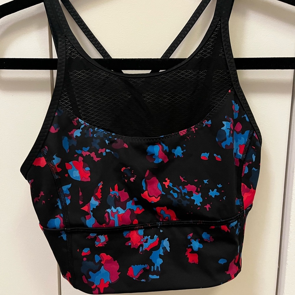 Lululemon Longline Splatter print Sports Bra